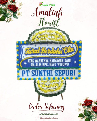 Papan Bunga Duka di Binjai Utara