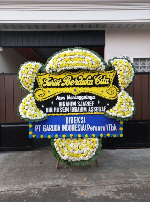 Papan Bunga Duka di Binjai Utara