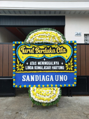 Papan Bunga Duka di Binjai Utara